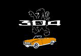 304 cabriolet dessin logo